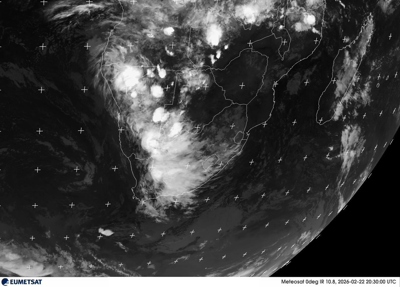 Last Infrared Satellite Image
