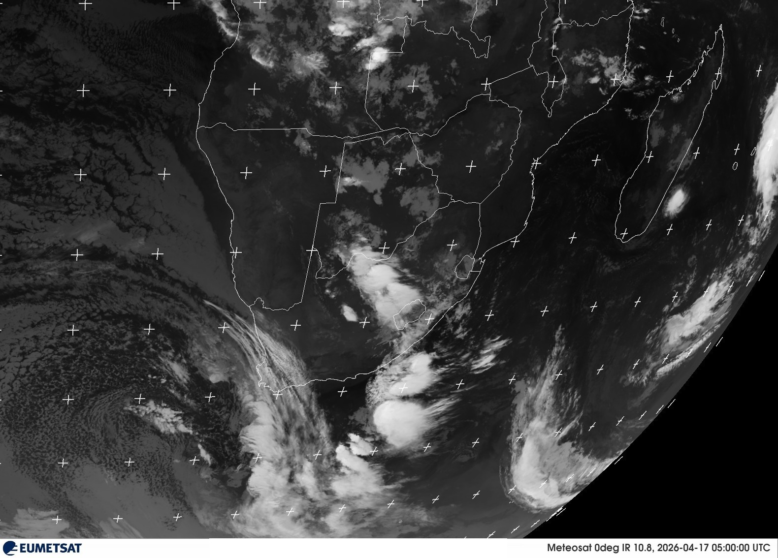 Last Infrared Satellite Image