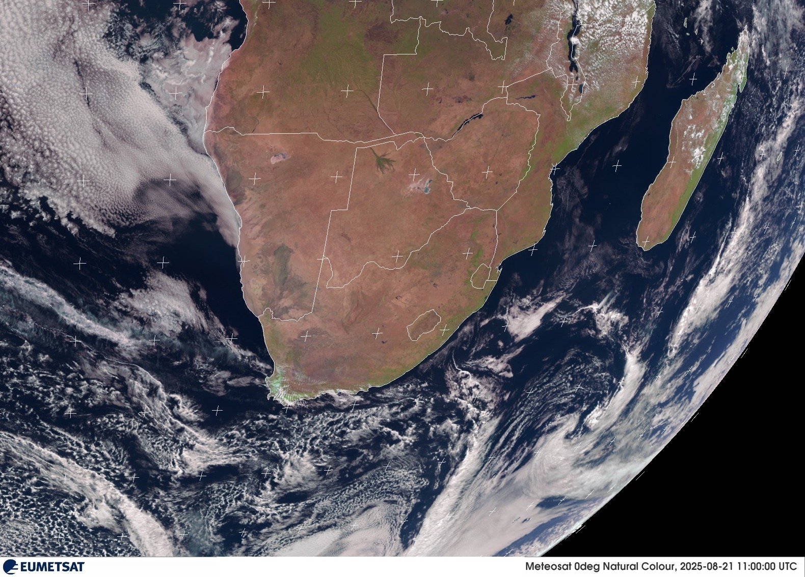 Last Visual Satellite Image