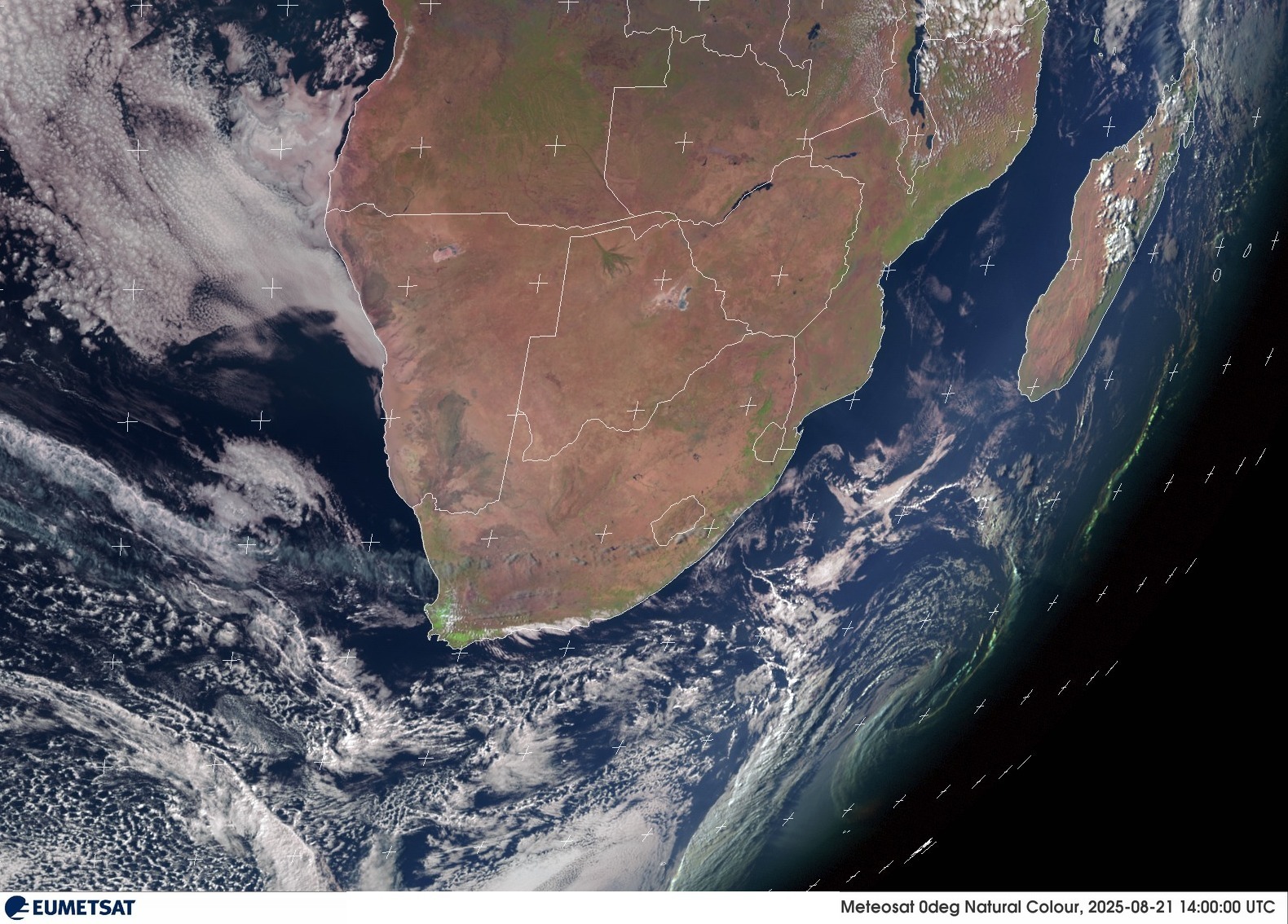Last Visual Satellite Image