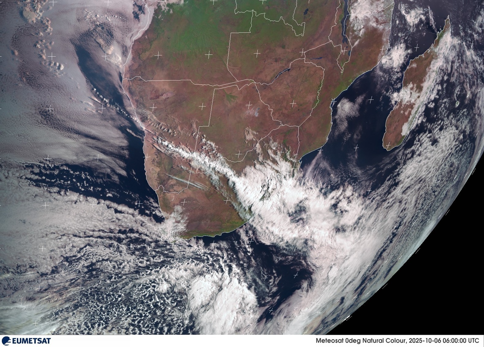 Last Visual Satellite Image