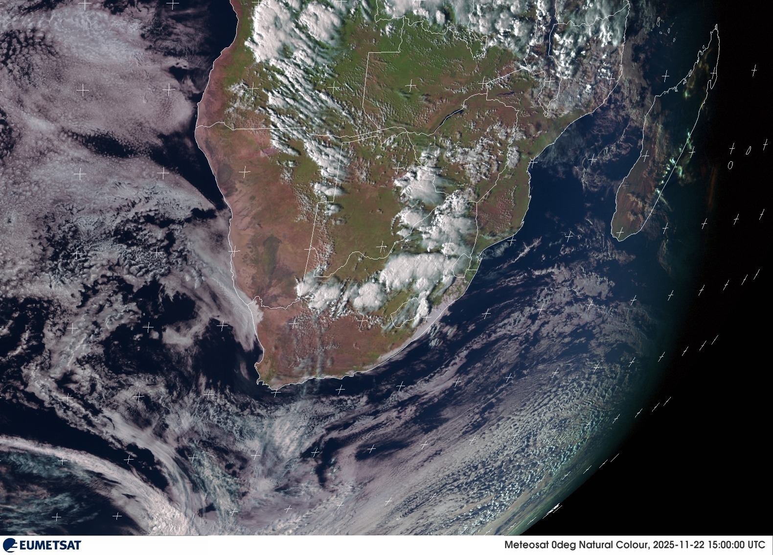 Last Visual Satellite Image