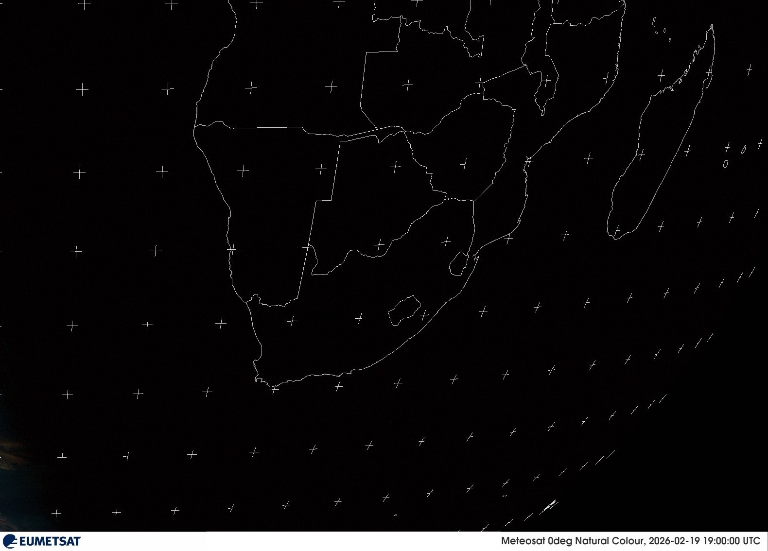 Last Visual Satellite Image