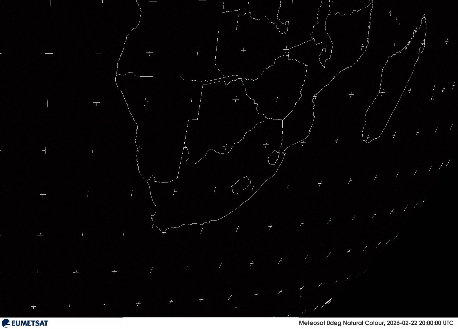 Last Visual Satellite Image