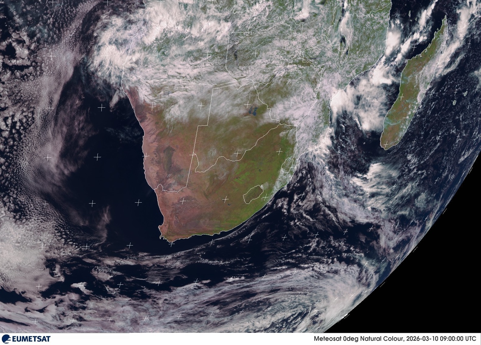 Last Visual Satellite Image