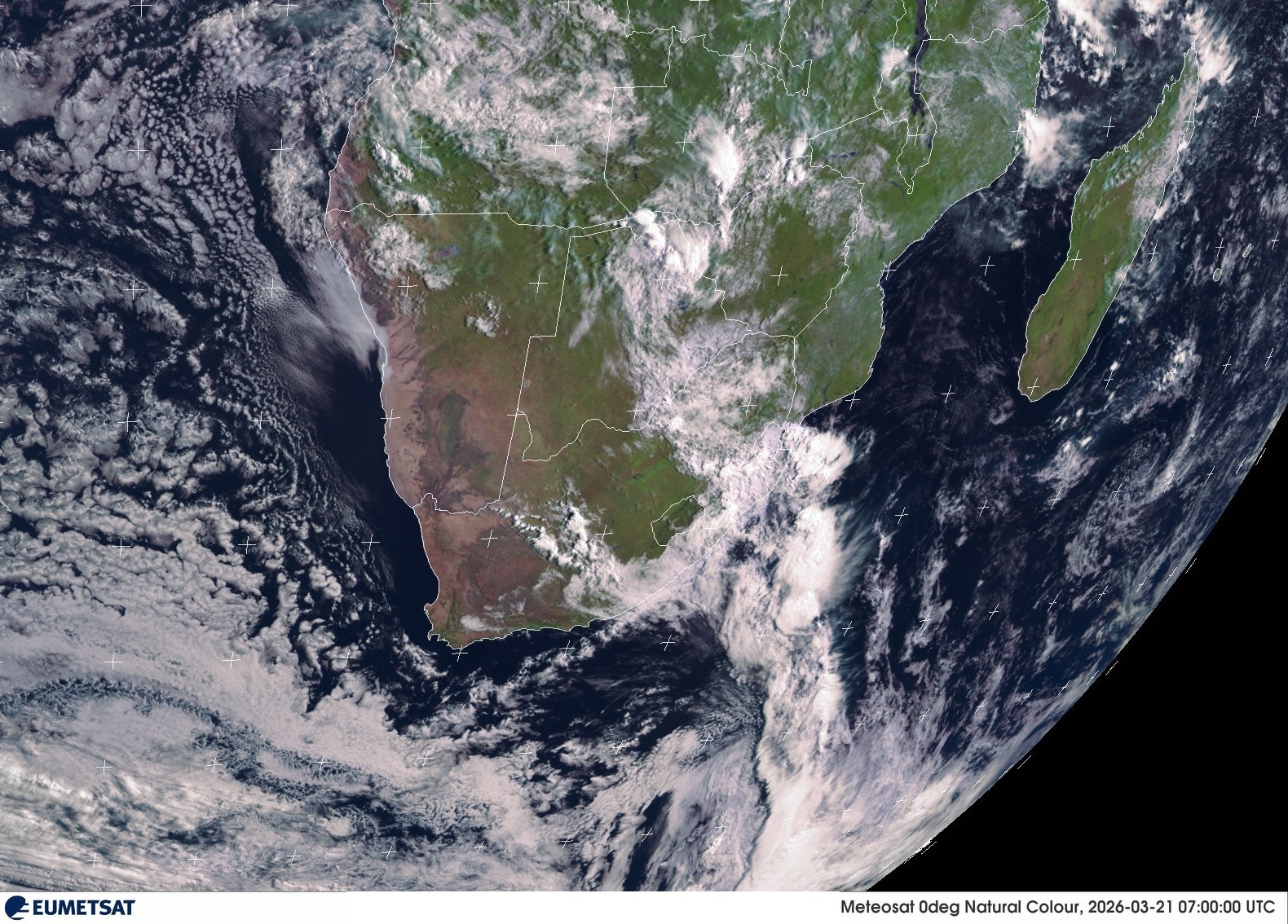 Last Visual Satellite Image