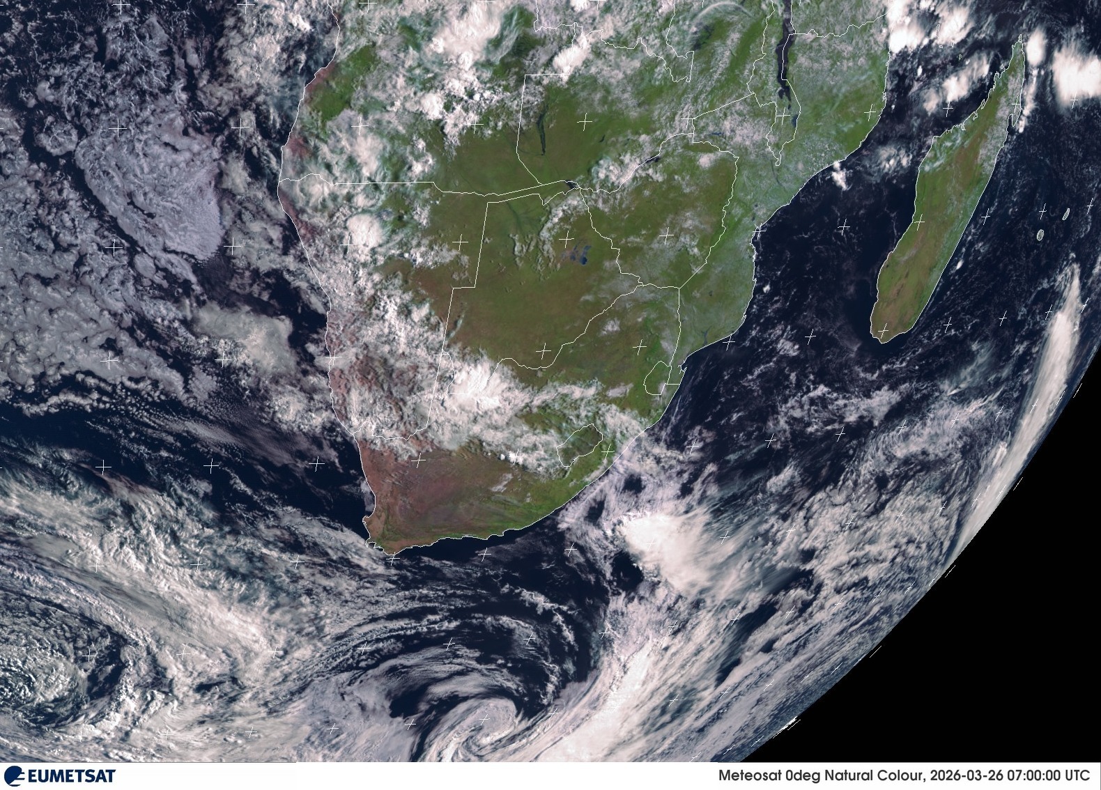 Last Visual Satellite Image