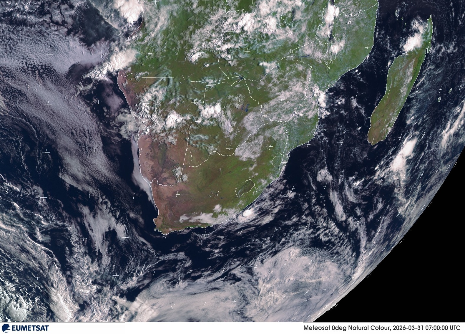 Last Visual Satellite Image