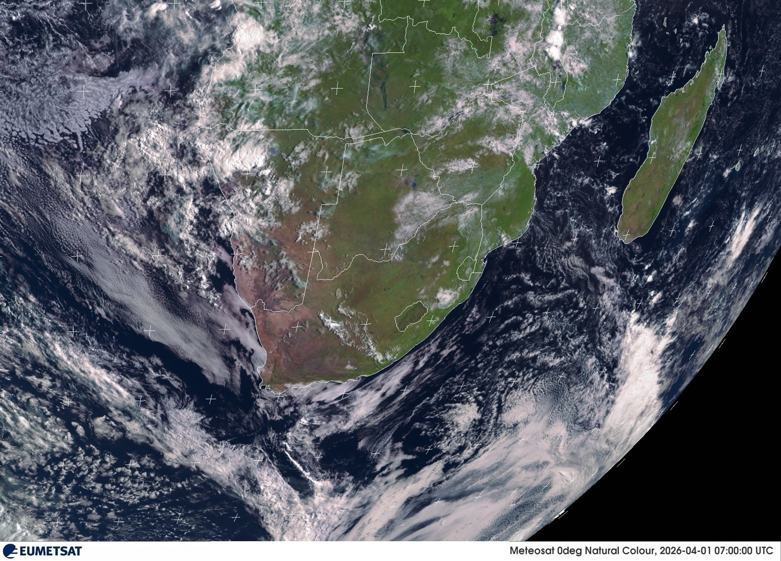 Last Visual Satellite Image