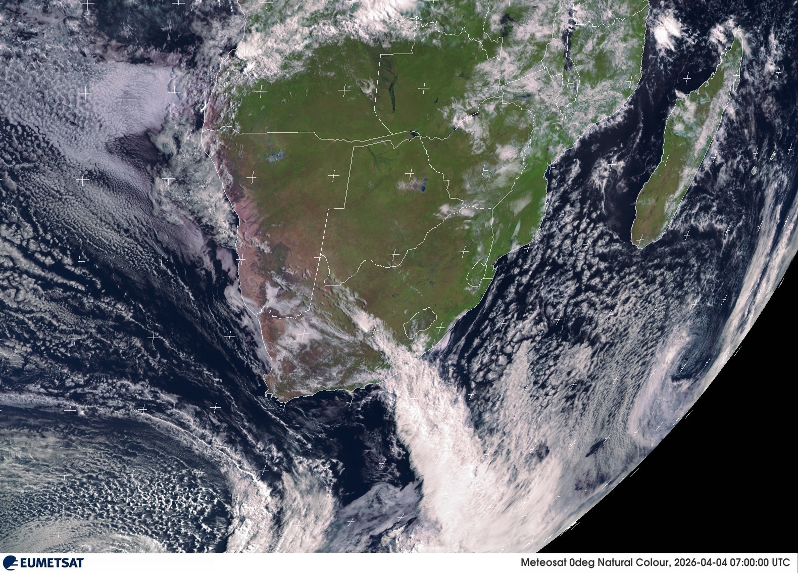 Last Visual Satellite Image