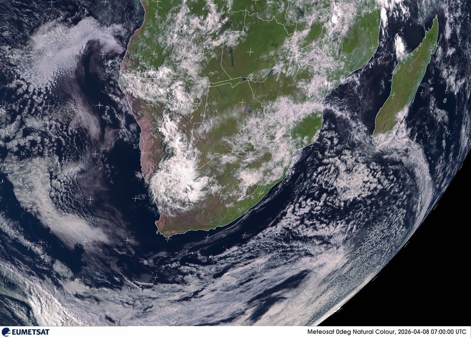 Last Visual Satellite Image