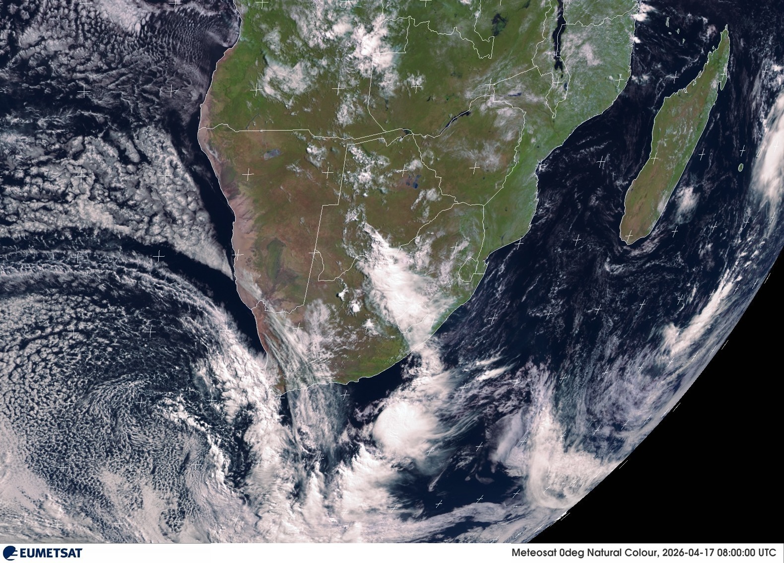 Last Visual Satellite Image