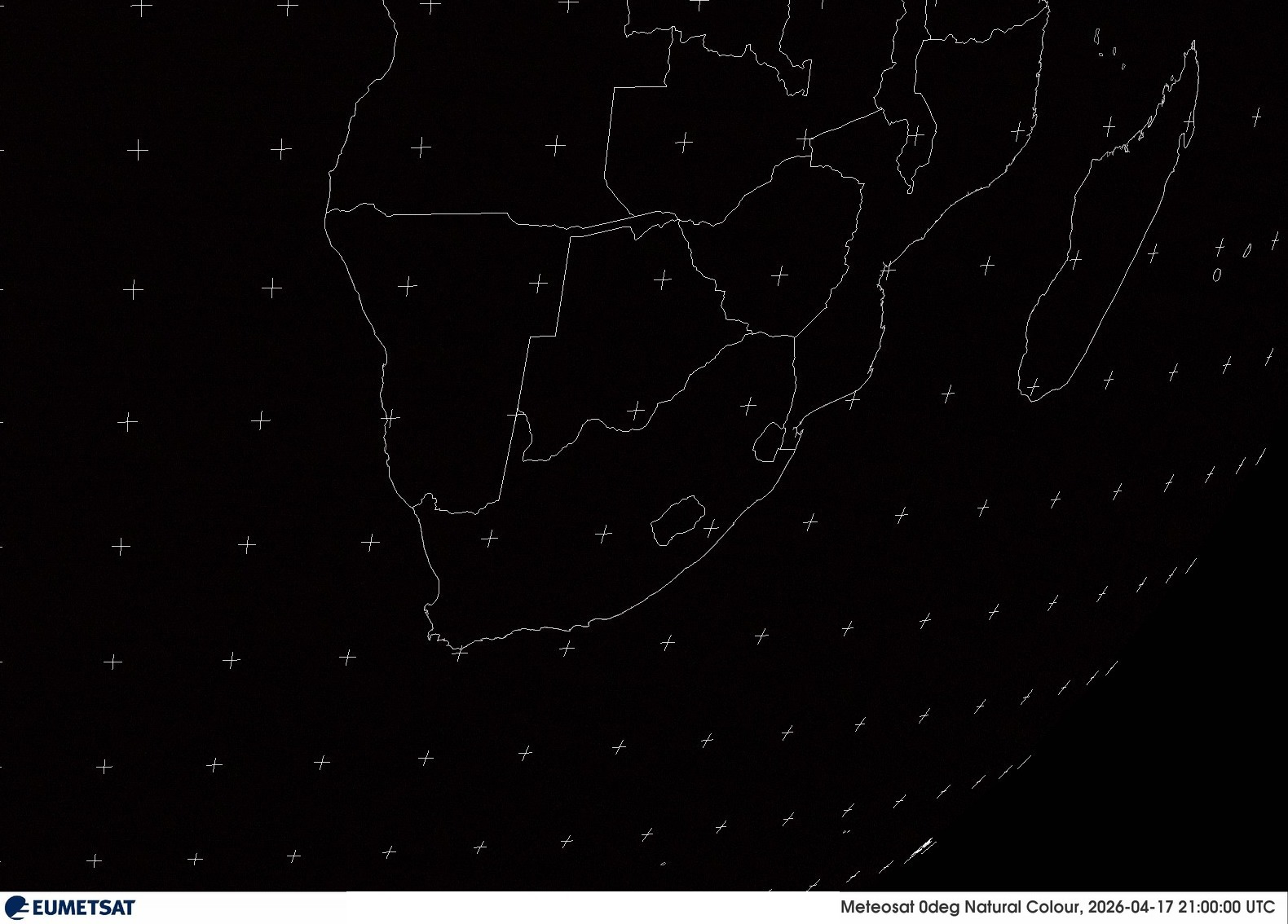 Last Visual Satellite Image