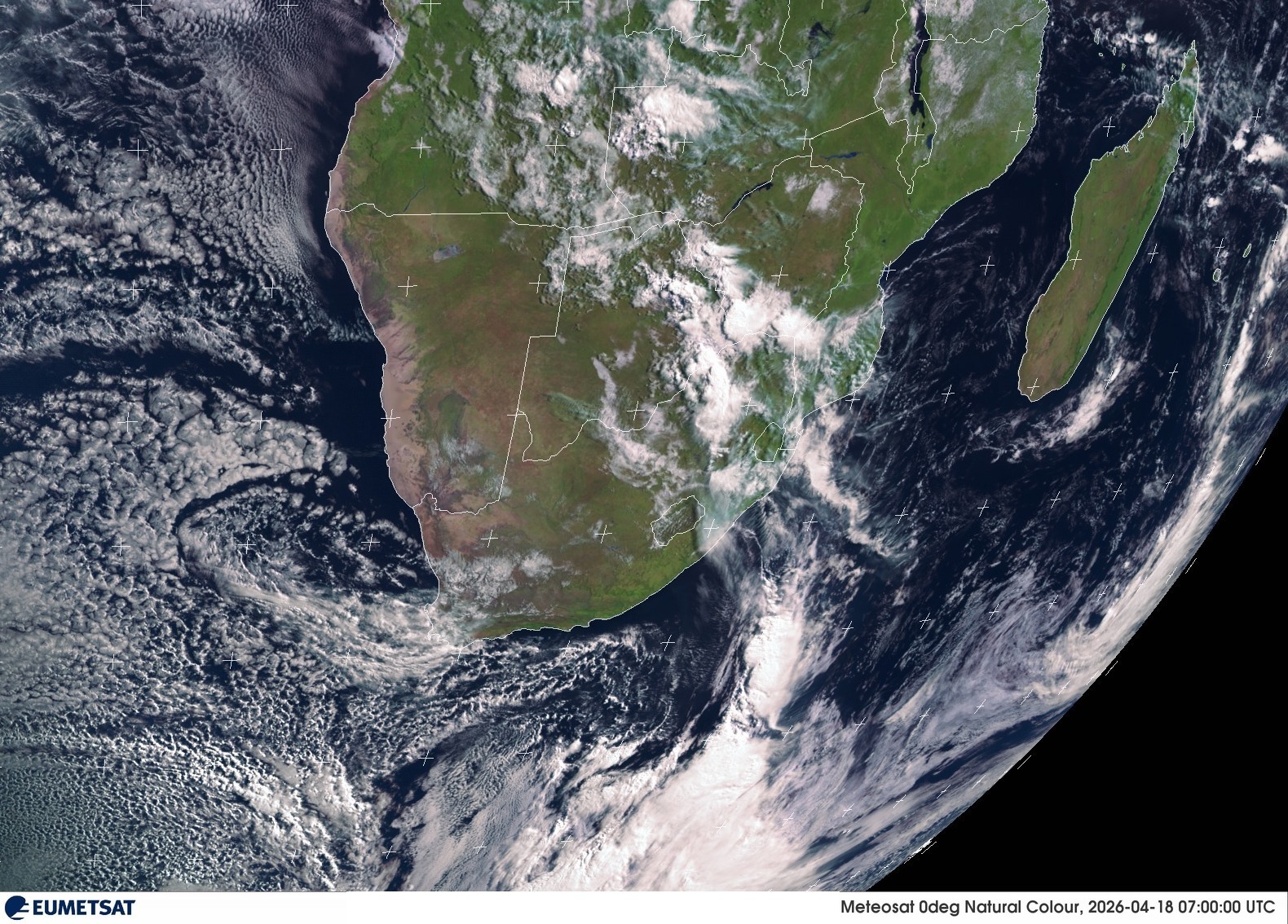 Last Visual Satellite Image