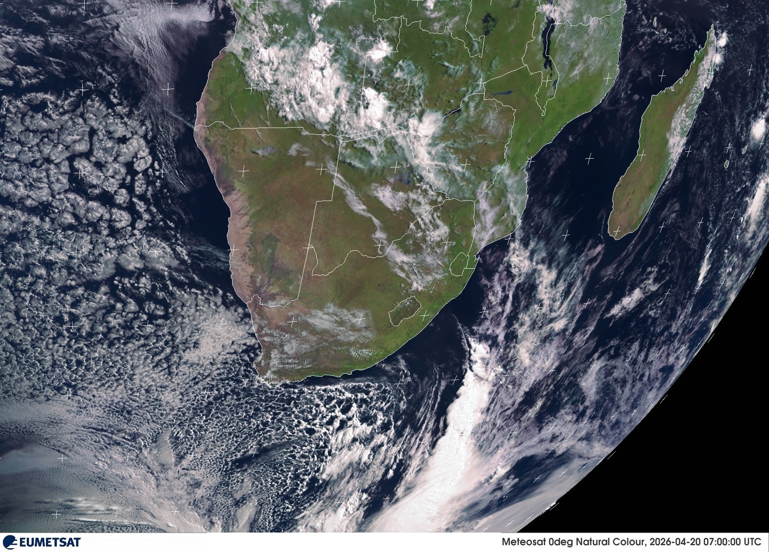 Last Visual Satellite Image