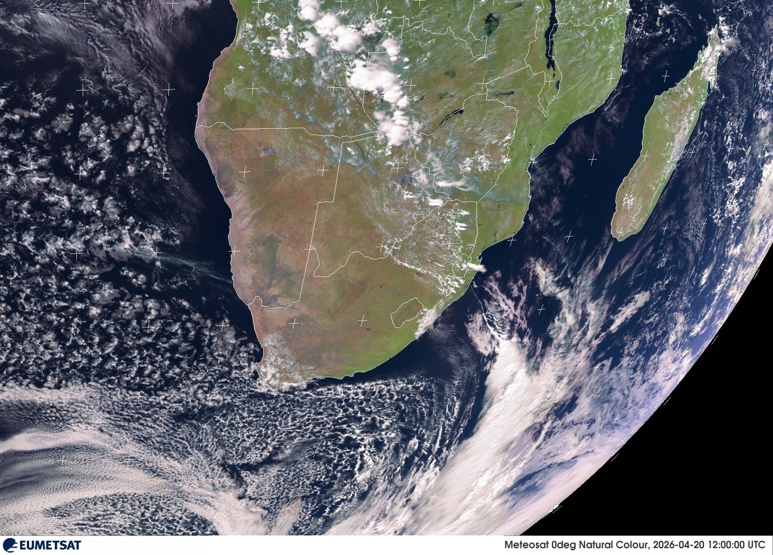 Last Visual Satellite Image