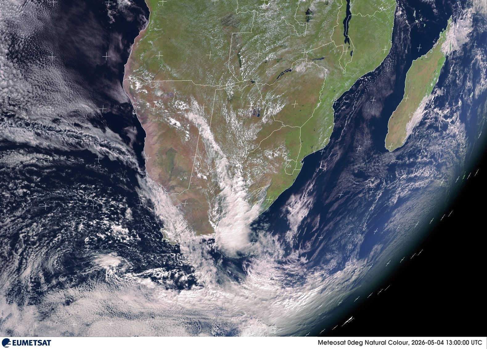 Last Visual Satellite Image